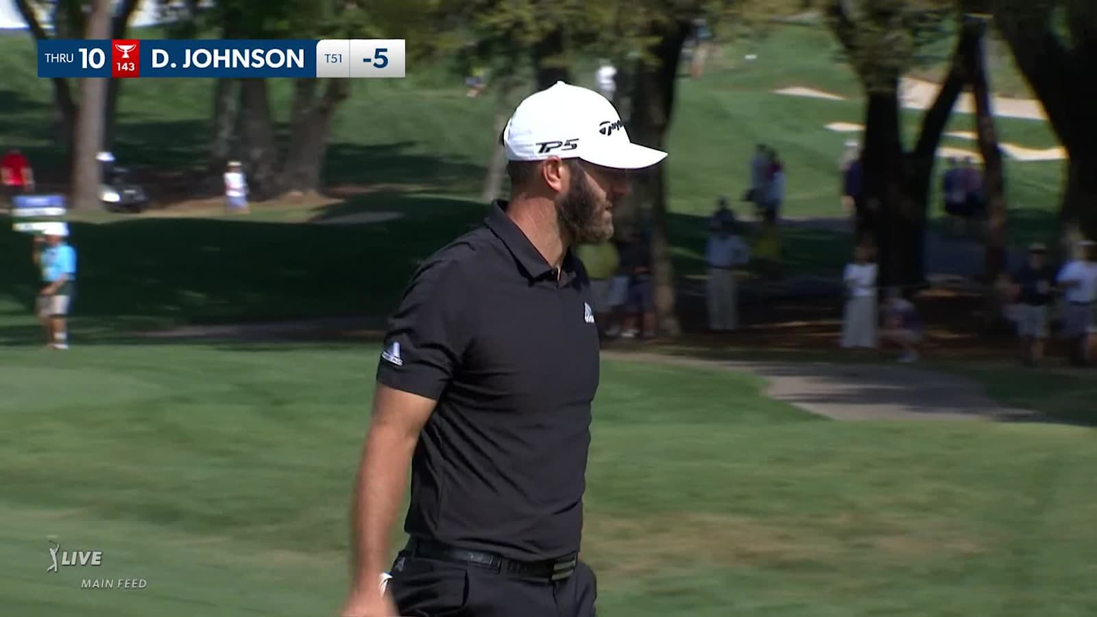 Dustin Johnson dials in approach to set up birdie at Valspar
