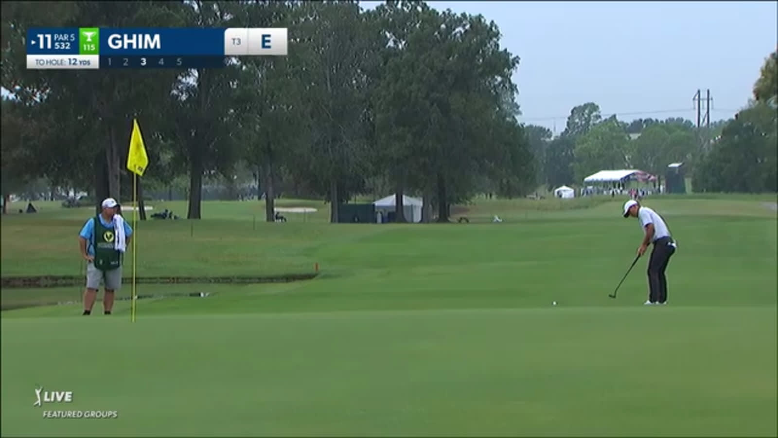 Doug Ghim birdies on No. 11 at Sanderson Farms