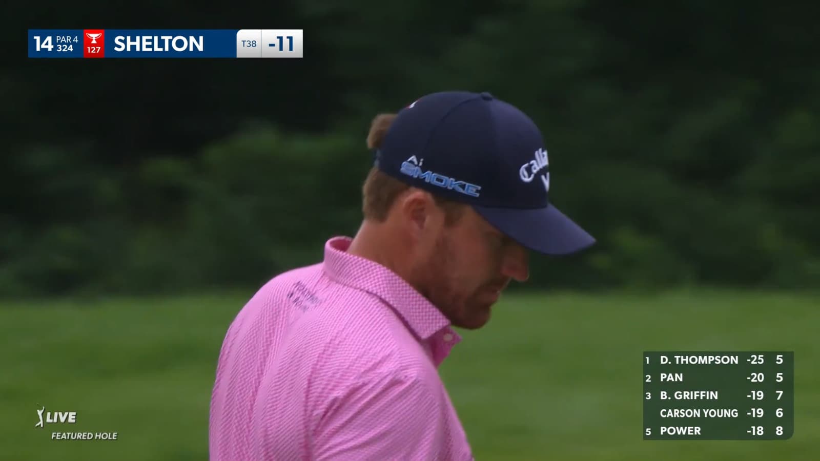 Robby Shelton makes birdie at John Deere