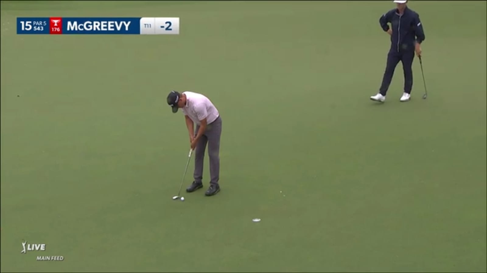 Max McGreevy makes birdie at Wyndham