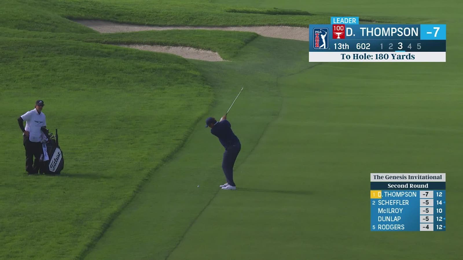 Davis Thompson makes birdie putt at Genesis