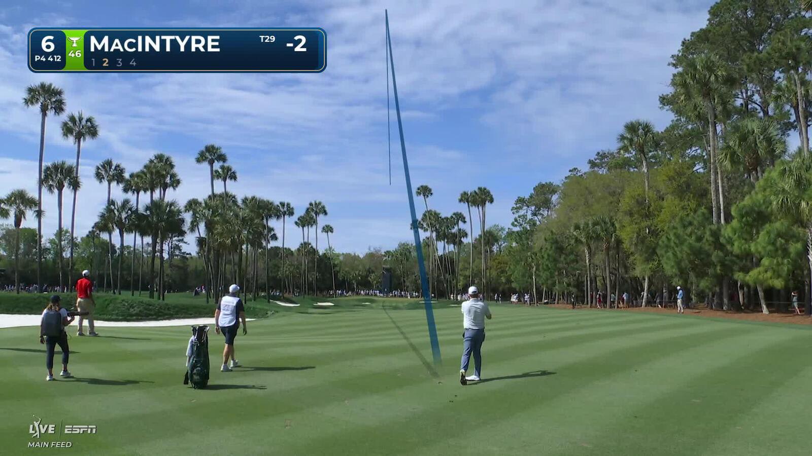 Robert MacIntyre hits 159-yard approach to 7 feet, sets up birdie on No. 6 at THE PLAYERS