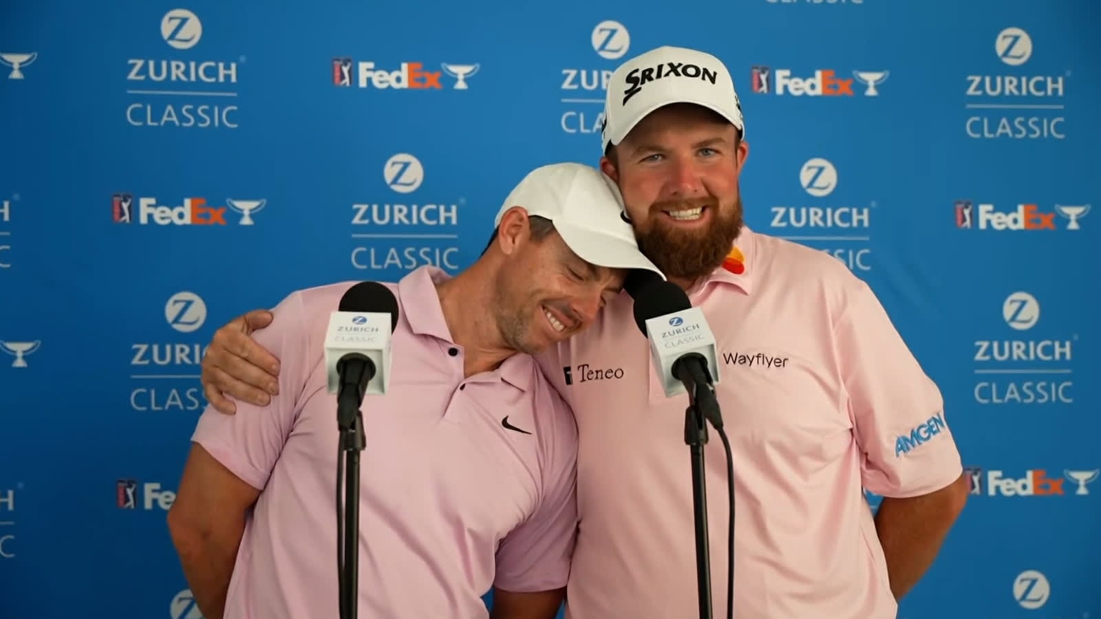 Lowry and McIlroy on playing together in Round 2 at Zurich Classic