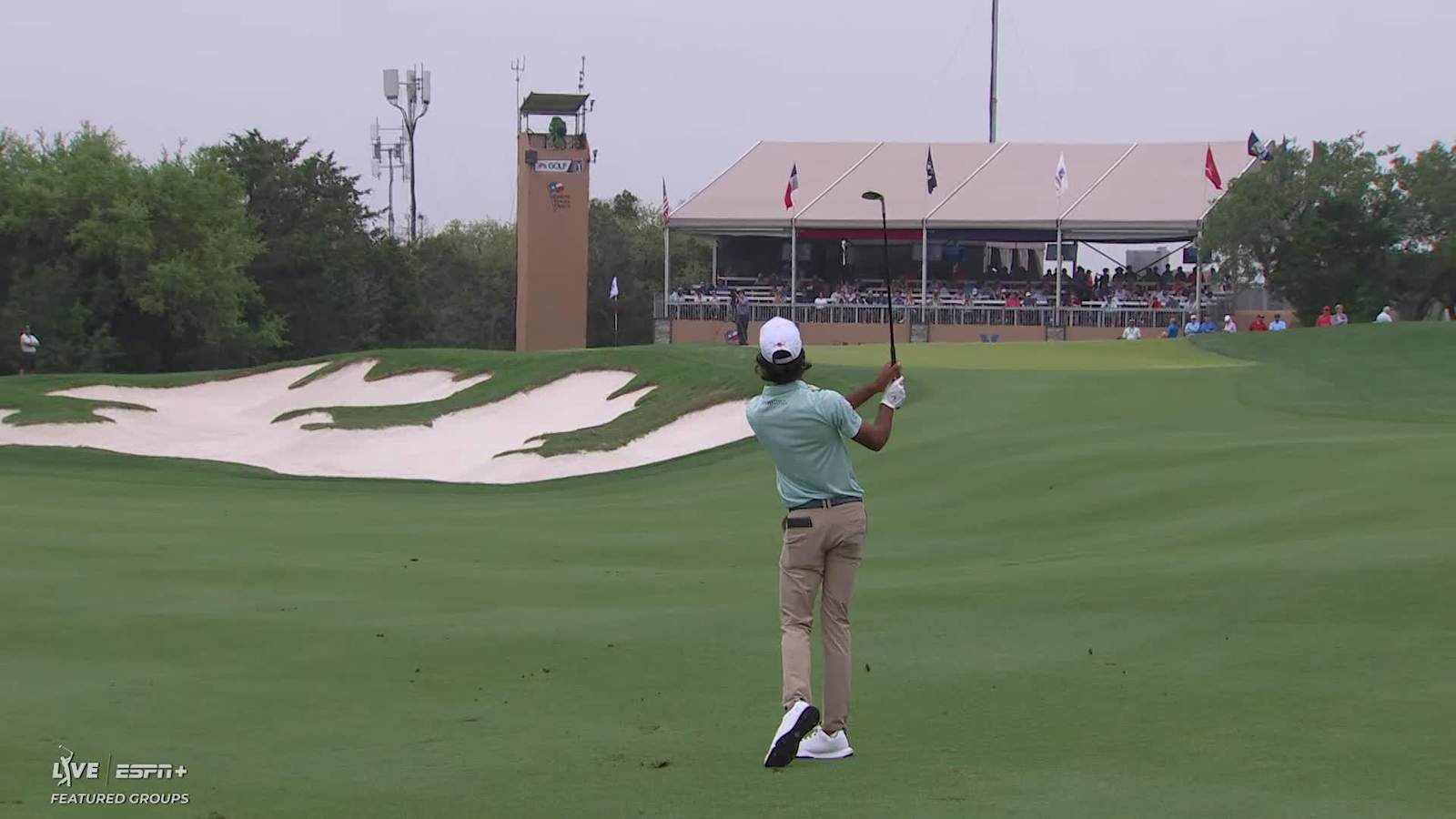 Akshay Bhatia sticks wedge to 7 feet leading to birdie at Valero