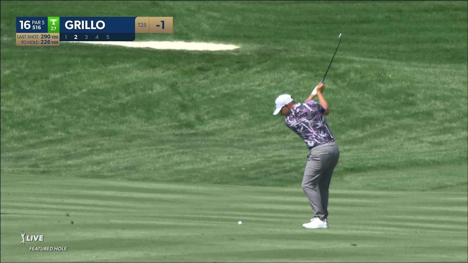 Emiliano Grillo gets up-and-down from bunker to birdie at THE PLAYERS