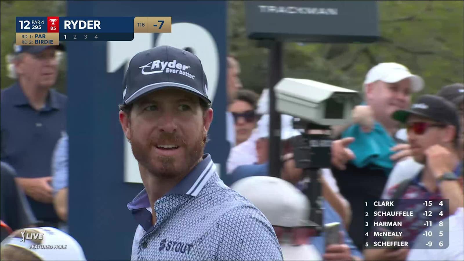 Sam Ryder drives the green to set up birdie at THE PLAYERS