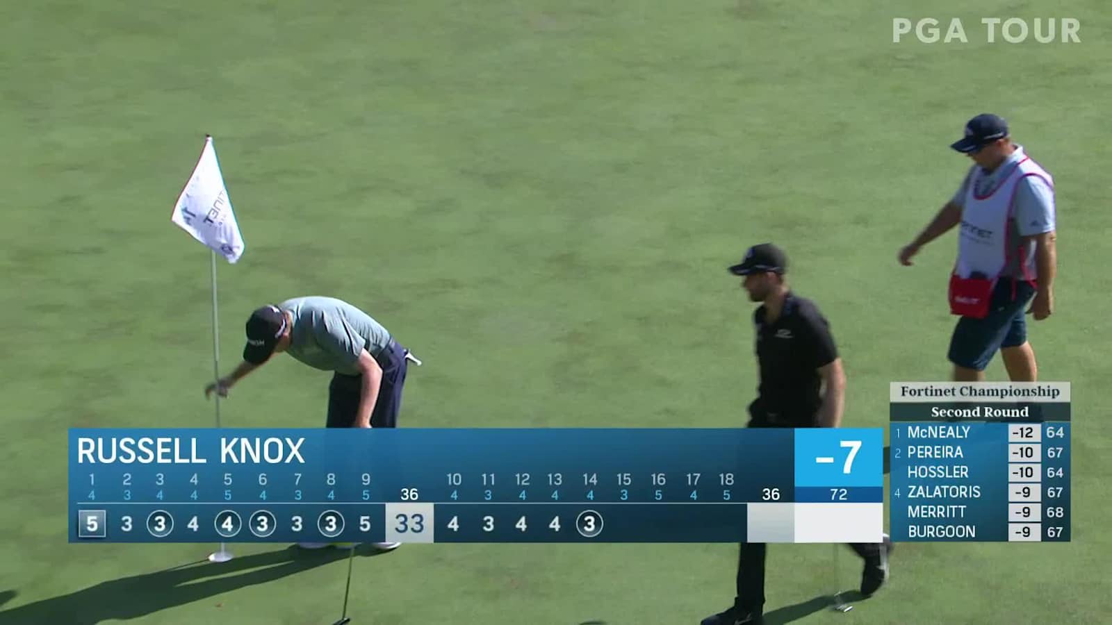 Russell Knox makes birdie on No. 14 at Fortinet Championship