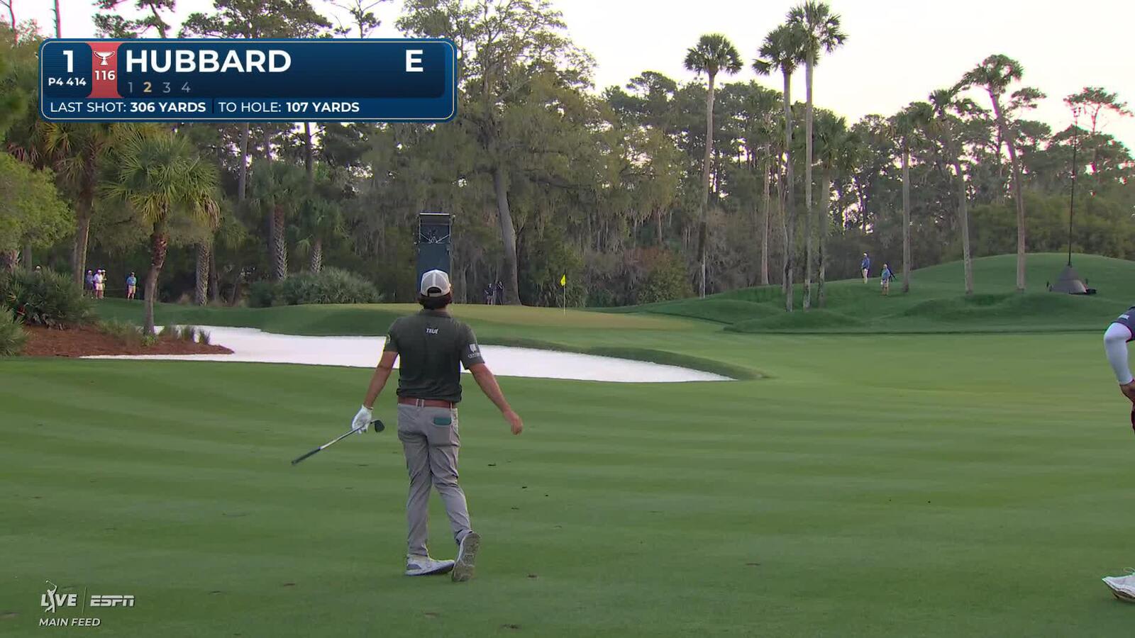 Mark Hubbard hits 113-yard approach to 19 feet, sets up birdie on No. 1 at THE PLAYERS