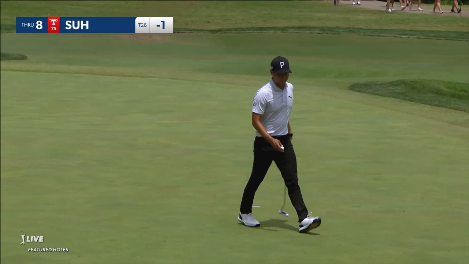 Justin Suh's 195-yard near-ace at Charles Schwab