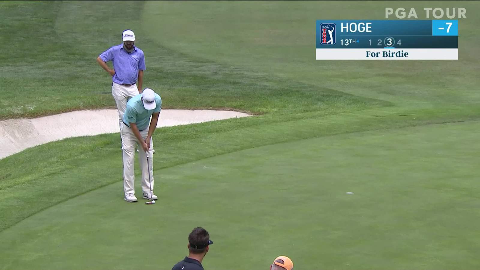 Tom Hoge makes birdie on No. 13 in Round 2 at Safeway Open