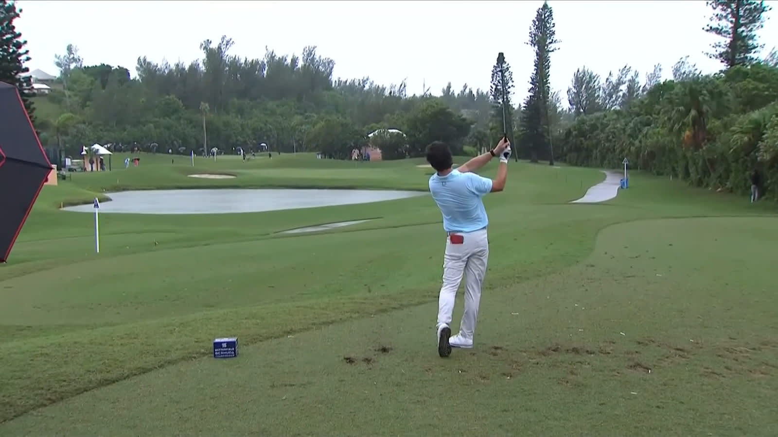 Cody Gribble spins tee shot to set up birdie at Butterfield Bermuda