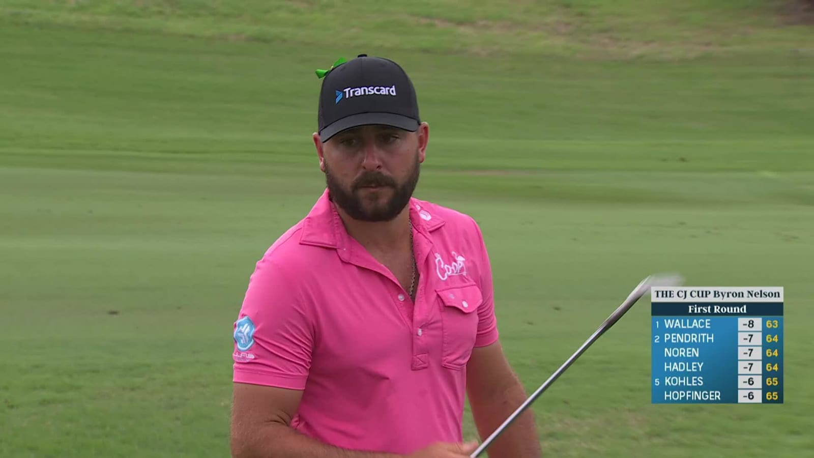 Stephan Jaeger hits it tight from the rough and birdies at CJ CUP Byron Nelson
