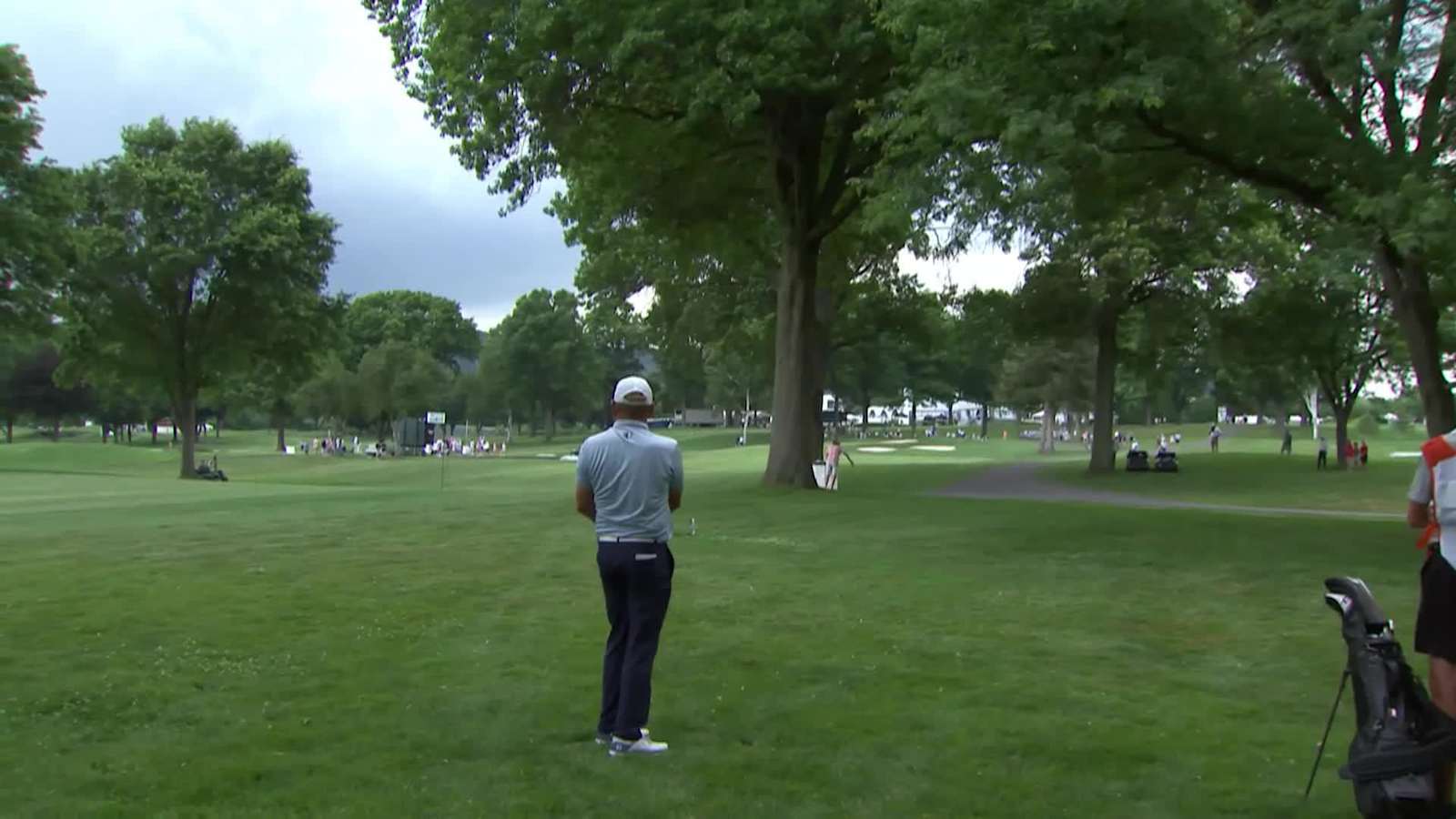 Steve Allan makes birdie on No. 12 at DICK'S Open