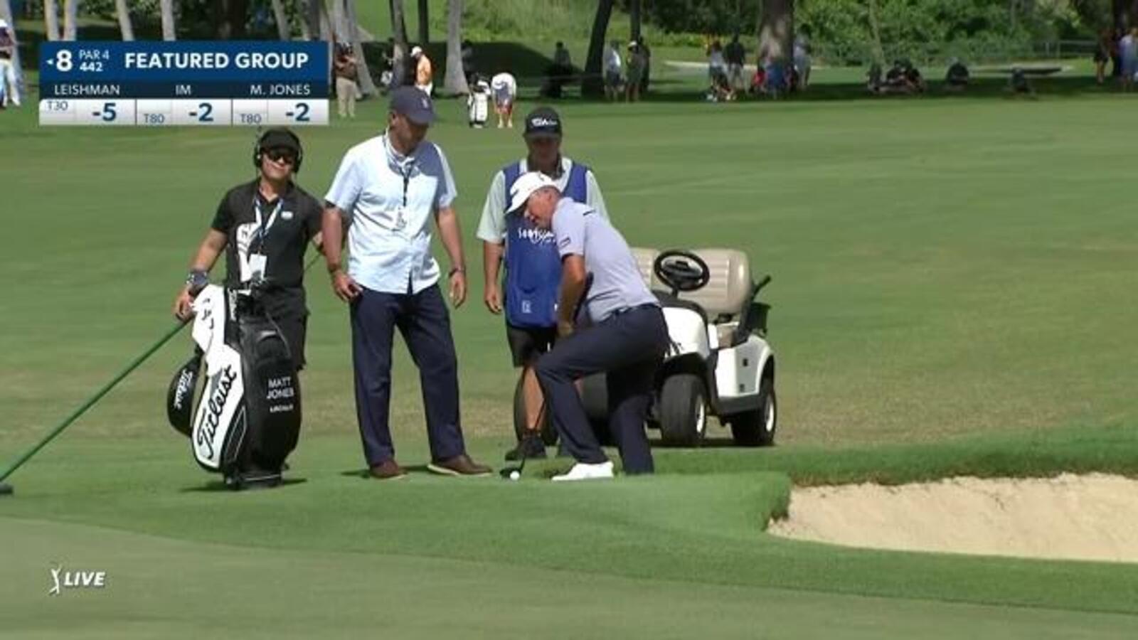 Matt Jones creativity results in brilliant par save at Sony Open