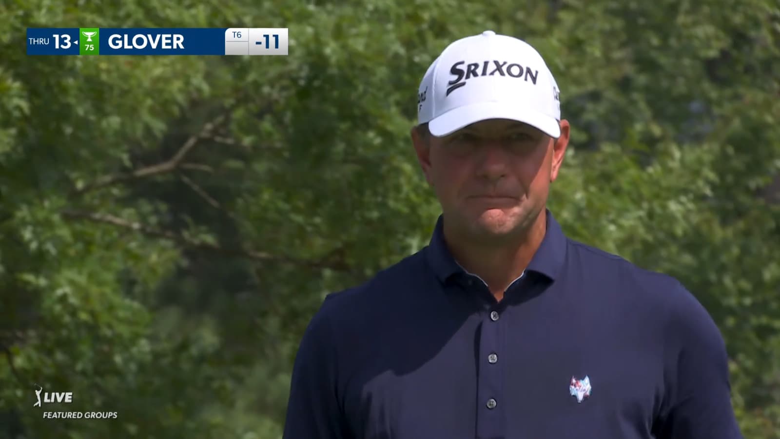 Lucas Glover rolls in 19-footer for birdie at Sanderson Farms