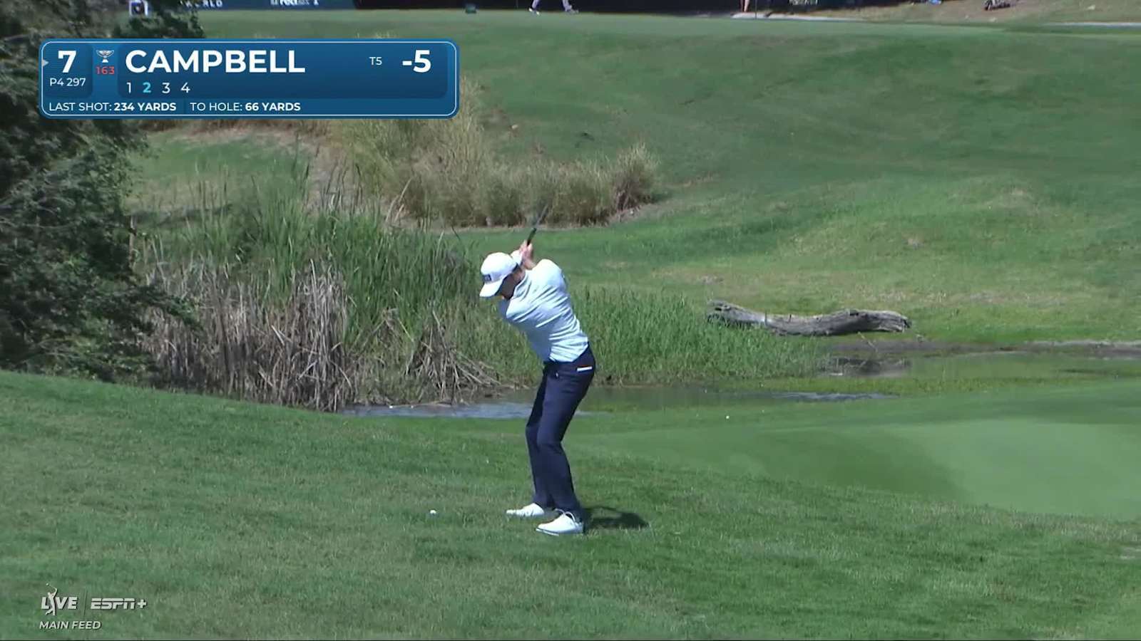 Brian Campbell's impressive flop shot leads to birdie at Mexico Open