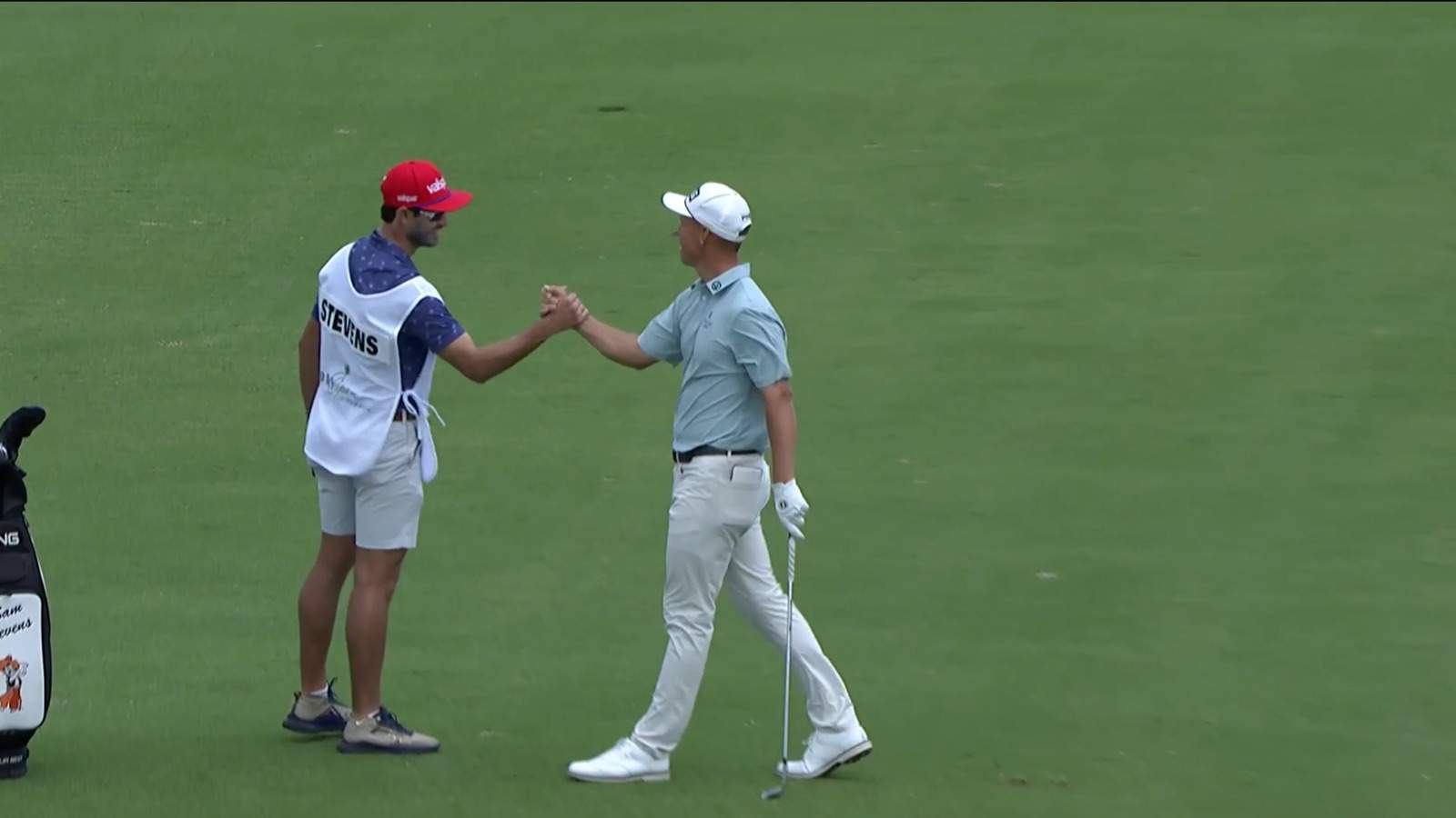 Sam Stevens' slam dunk for eagle from 40-yards at Sony Open