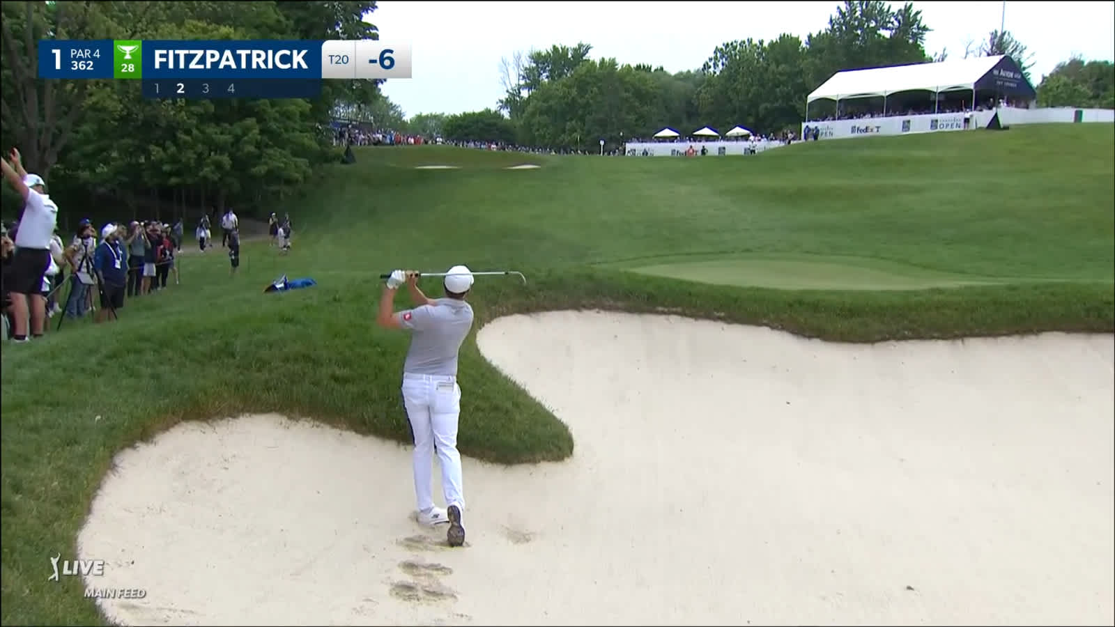 Matt Fitzpatrick's bunker play sets up birdie at RBC Canadian