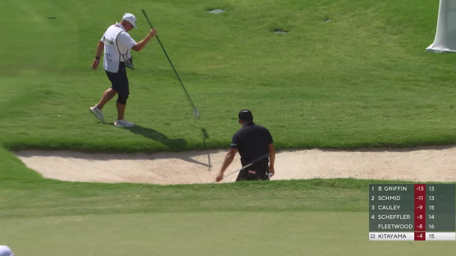 Kurt Kitayama makes birdie on No. 15 at Charles Schwab