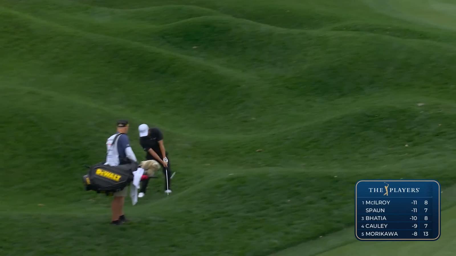 Patrick Cantlay gets up-and-down for birdie at THE PLAYERS