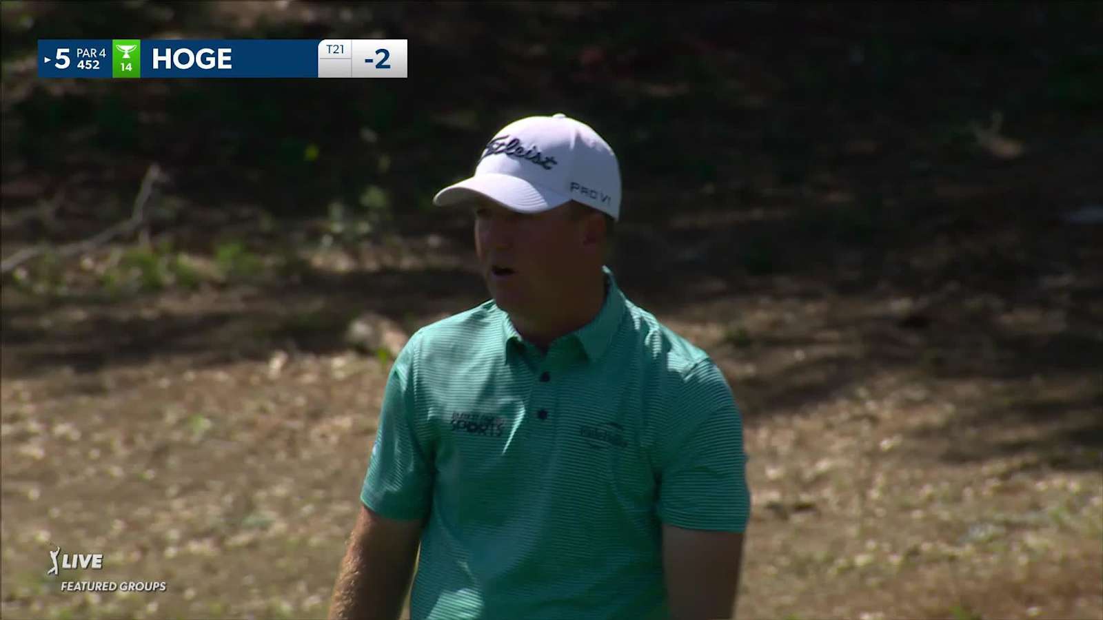 Tom Hoge sinks a 31-foot birdie putt at Houston Open