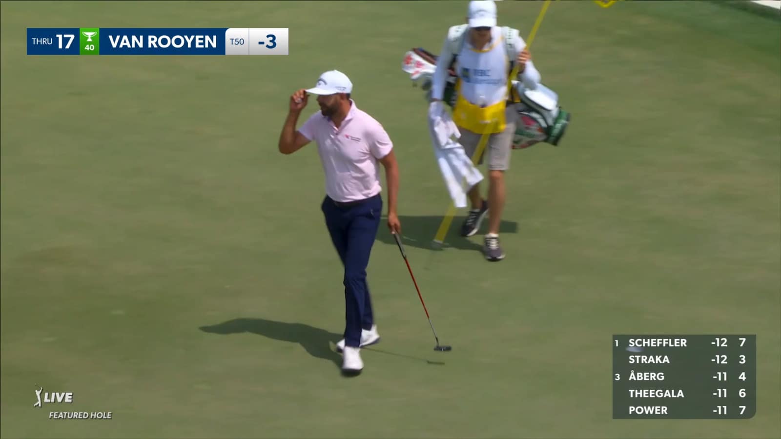 Erik van Rooyen throws a 208-yard dart at RBC Heritage