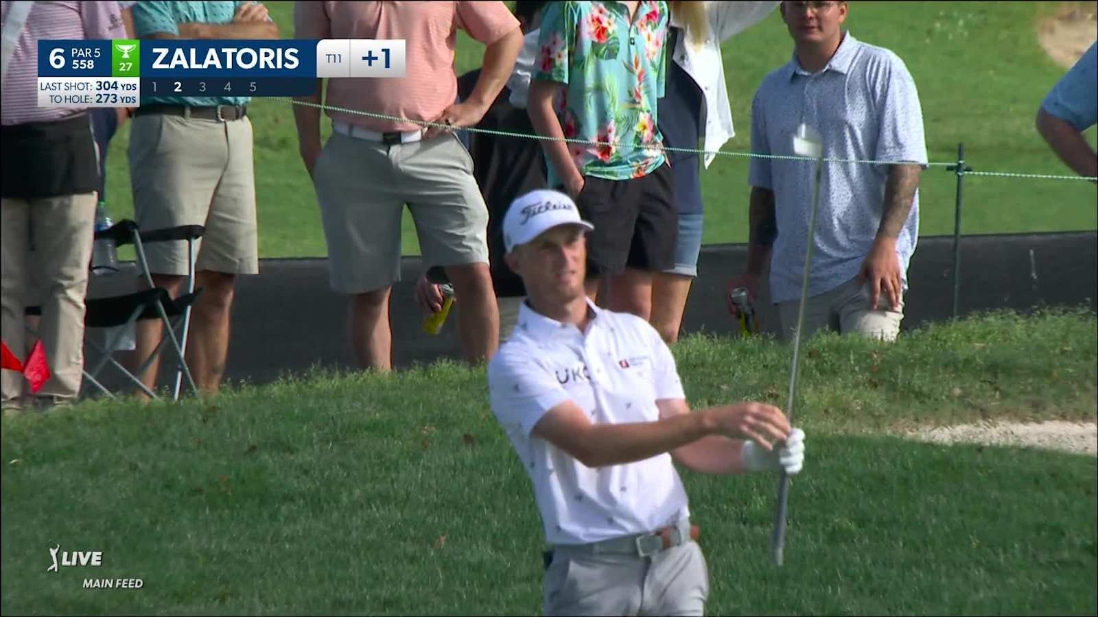 Will Zalatoris plots around No. 6 and birdies at Arnold Palmer