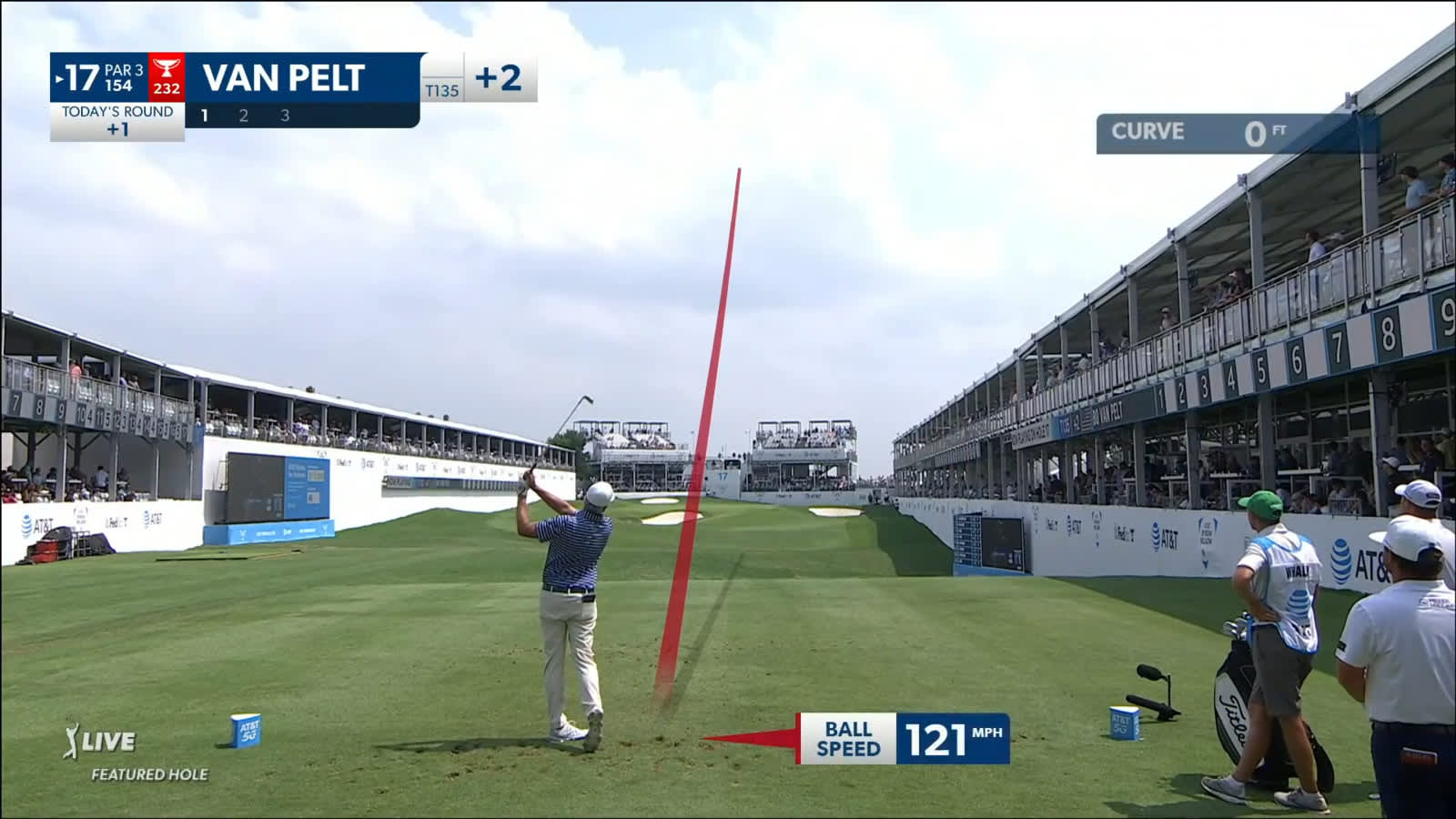 Bo Van Pelt's nice tee shot sets up birdie at AT&T Byron Nelson