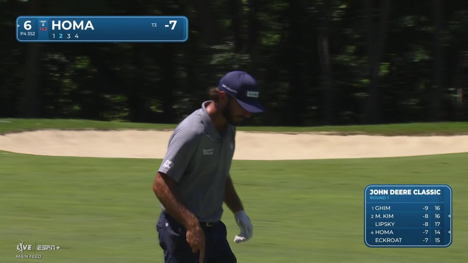 Max Homa makes birdie on No. 6 at John Deere