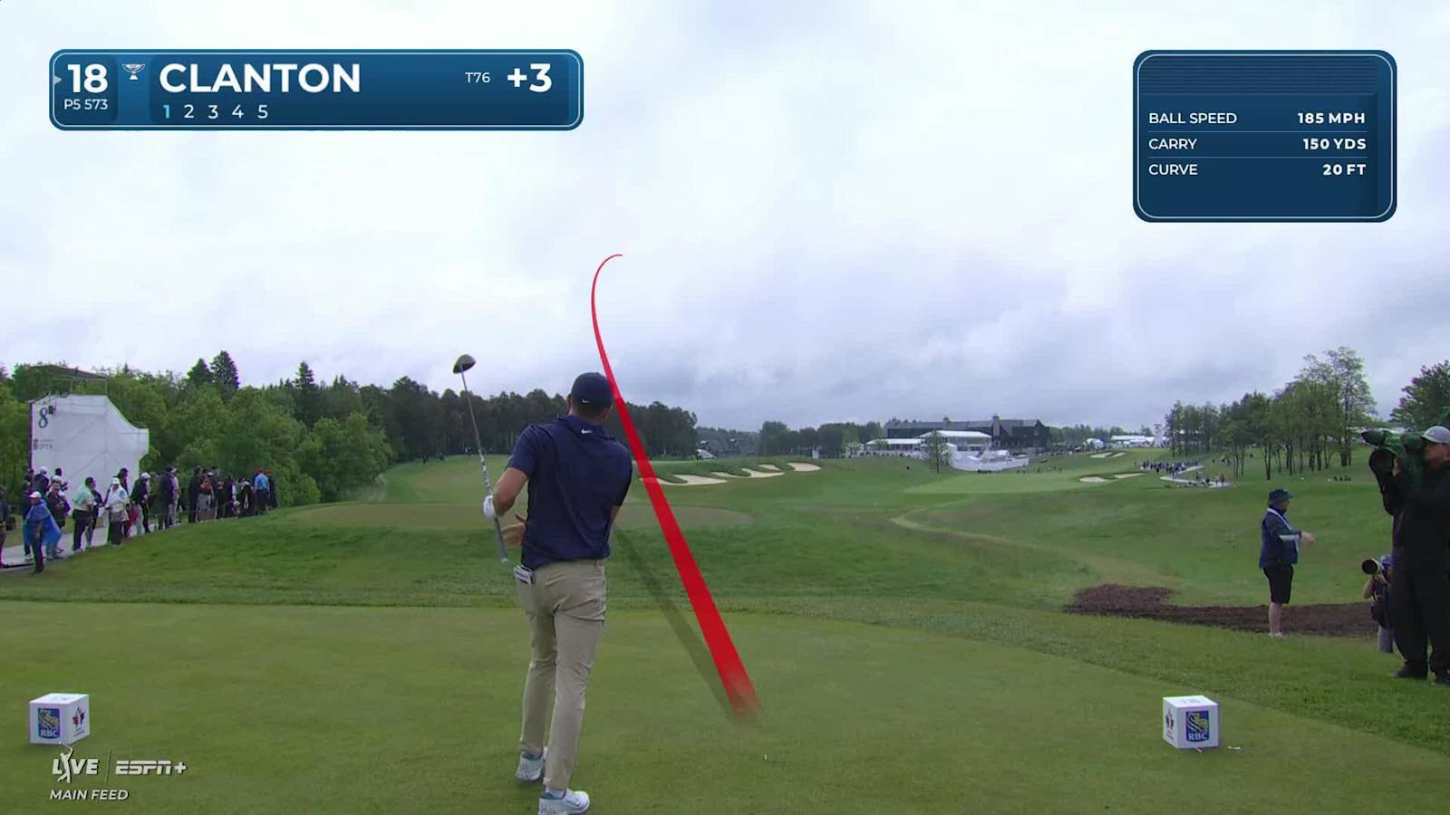 Luke Clanton sinks 35-foot eagle putt at RBC Canadian