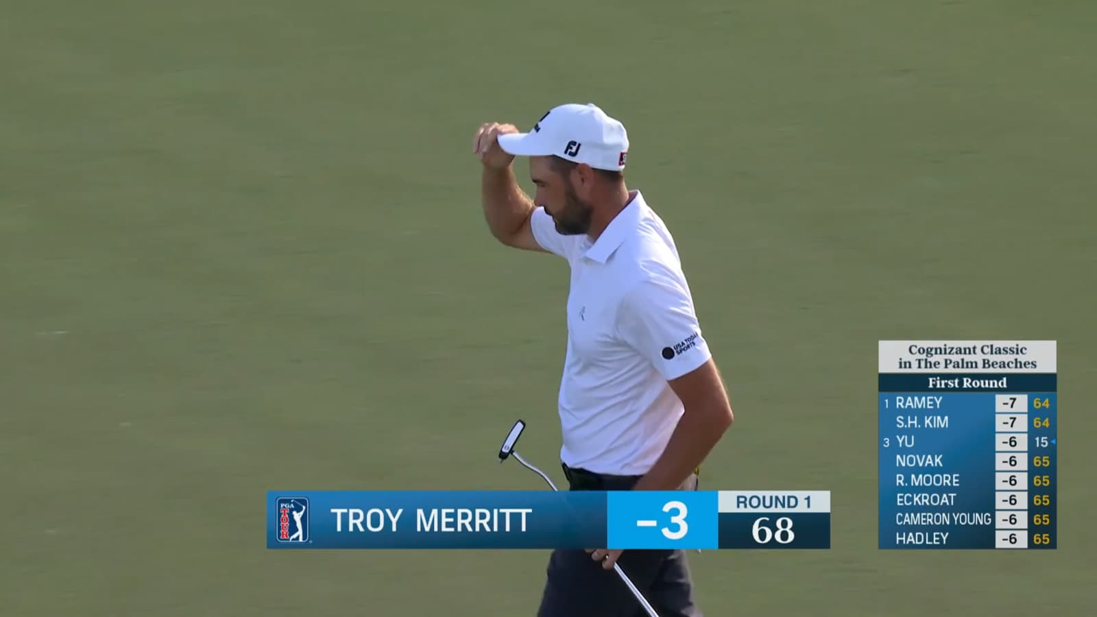 Troy Merritt ends day with birdie on No. 9 at Cognizant Classic