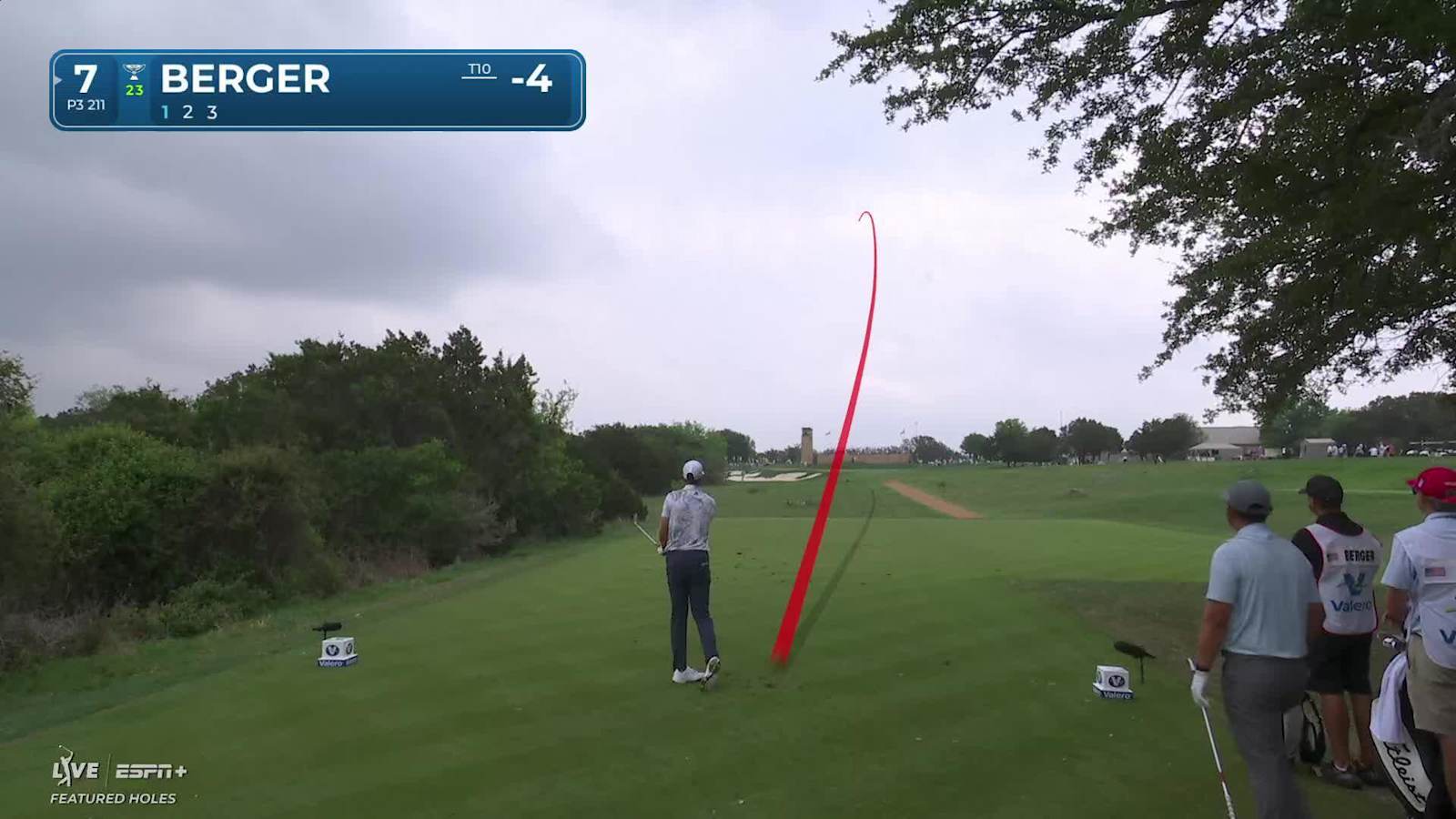 Daniel Berger's quality tee shot sets up birdie at Valero