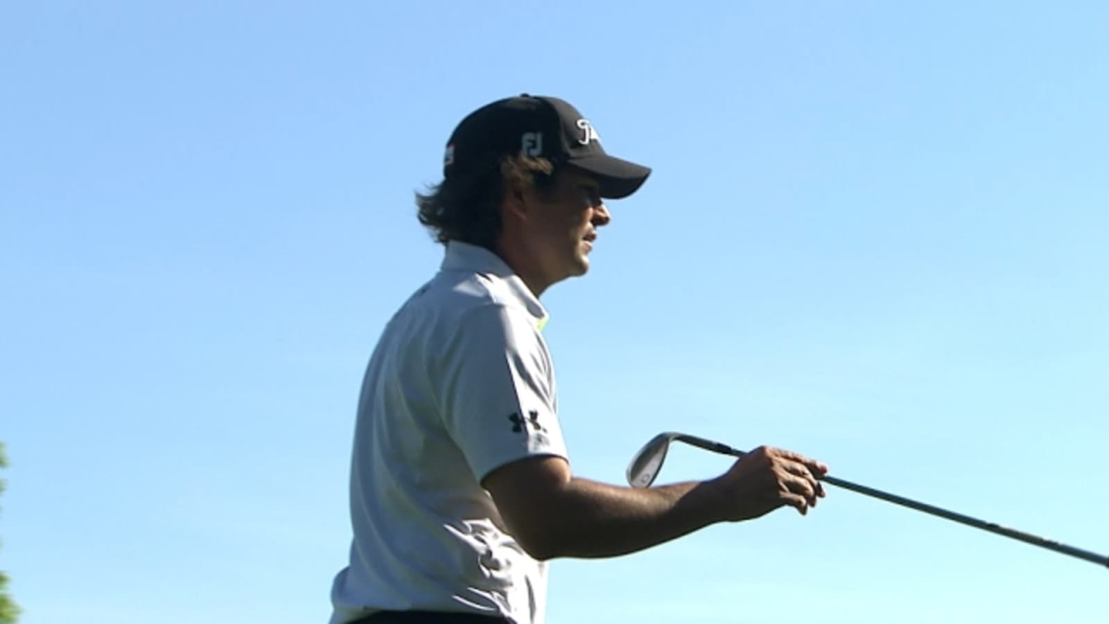 Martin Flores gets up and down for birdie at the Memorial