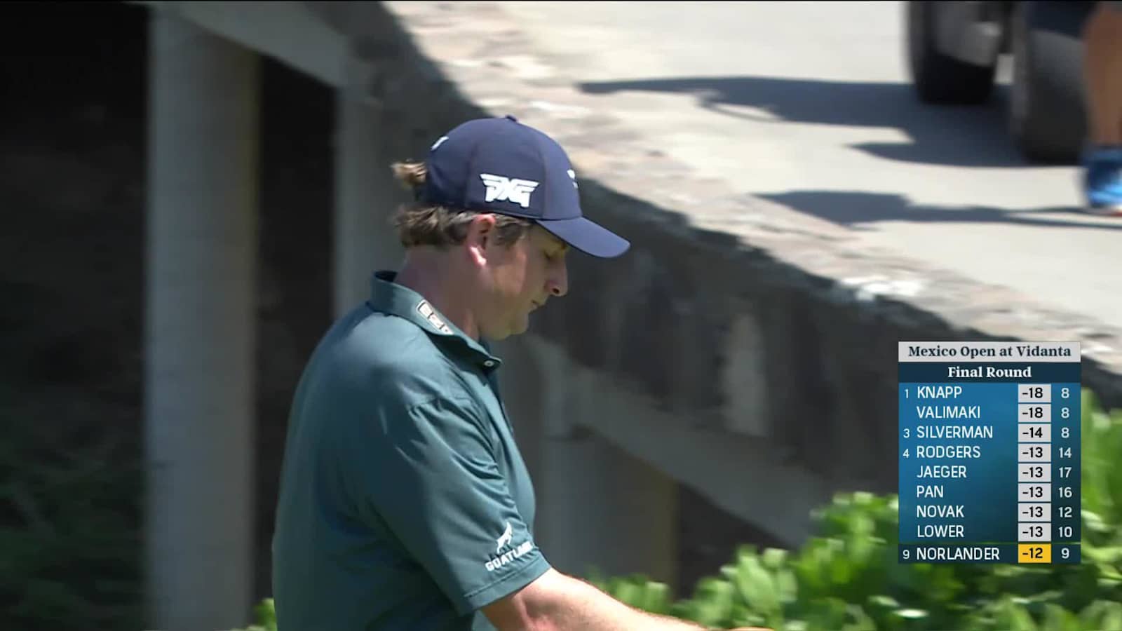 Henrik Norlander pours in 24-footer for birdie at Mexico Open