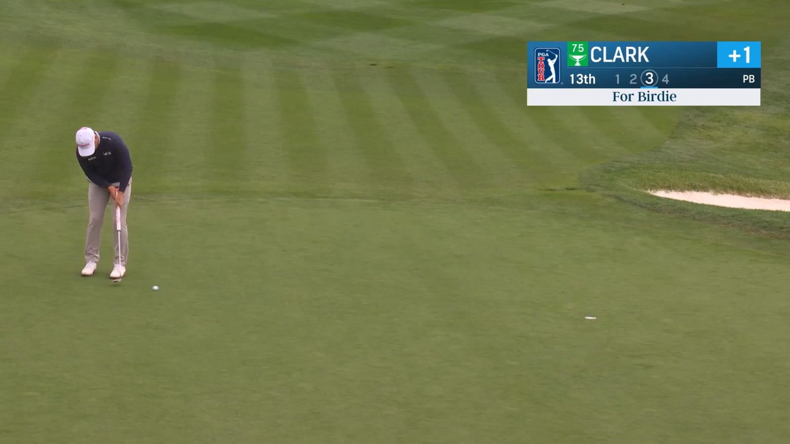 Wyndham Clark pours in birdie putt at AT&T Pebble Beach