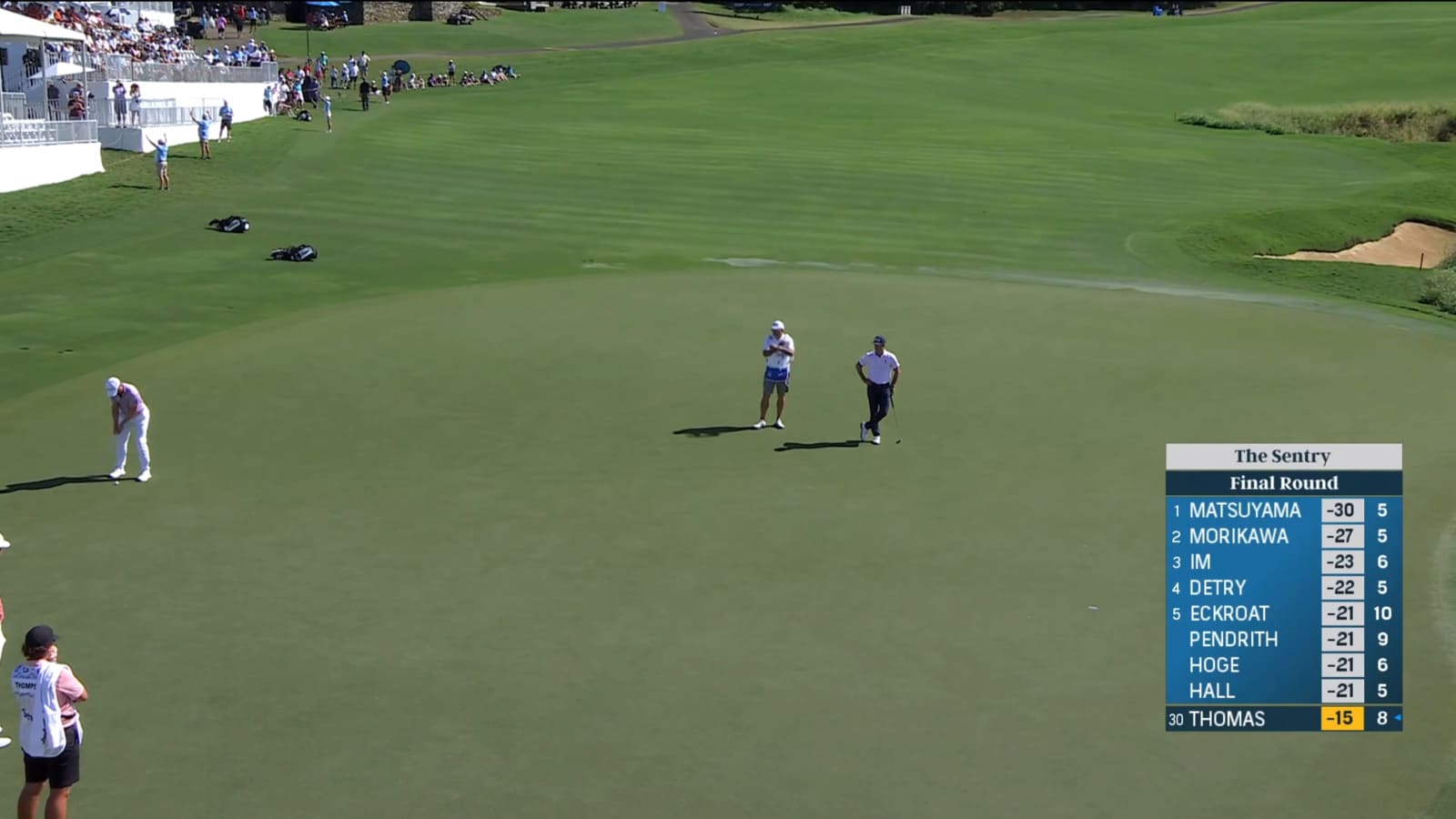 Justin Thomas uses solid lag putt to set up birdie at The Sentry