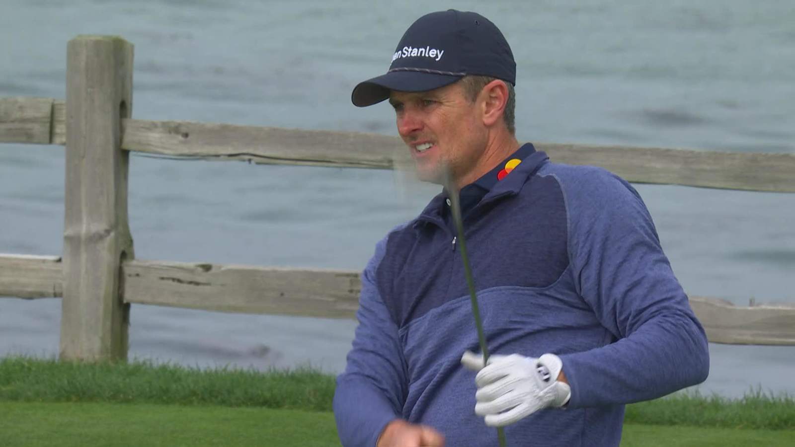 Justin Rose's smooth tee shot leads to birdie at AT&T Pebble Beach