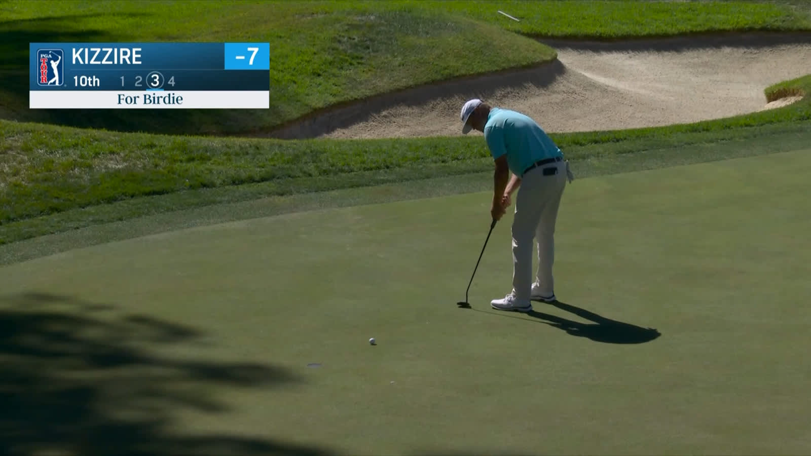 Patton Kizzire makes birdie putt at Procore