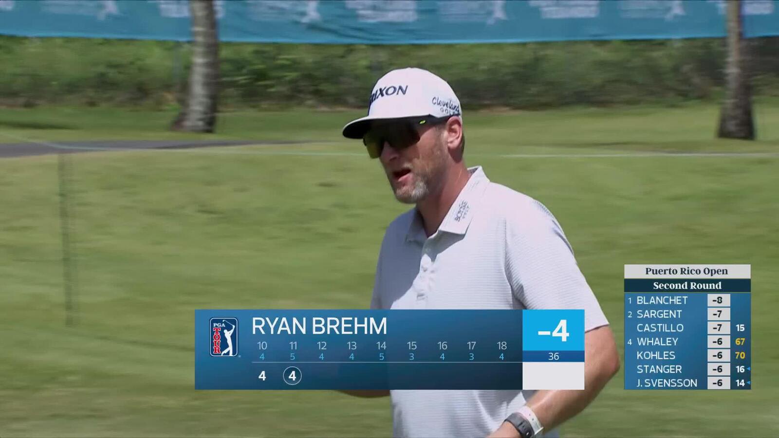 Ryan Brehm makes birdie on No. 11 at Puerto Rico
