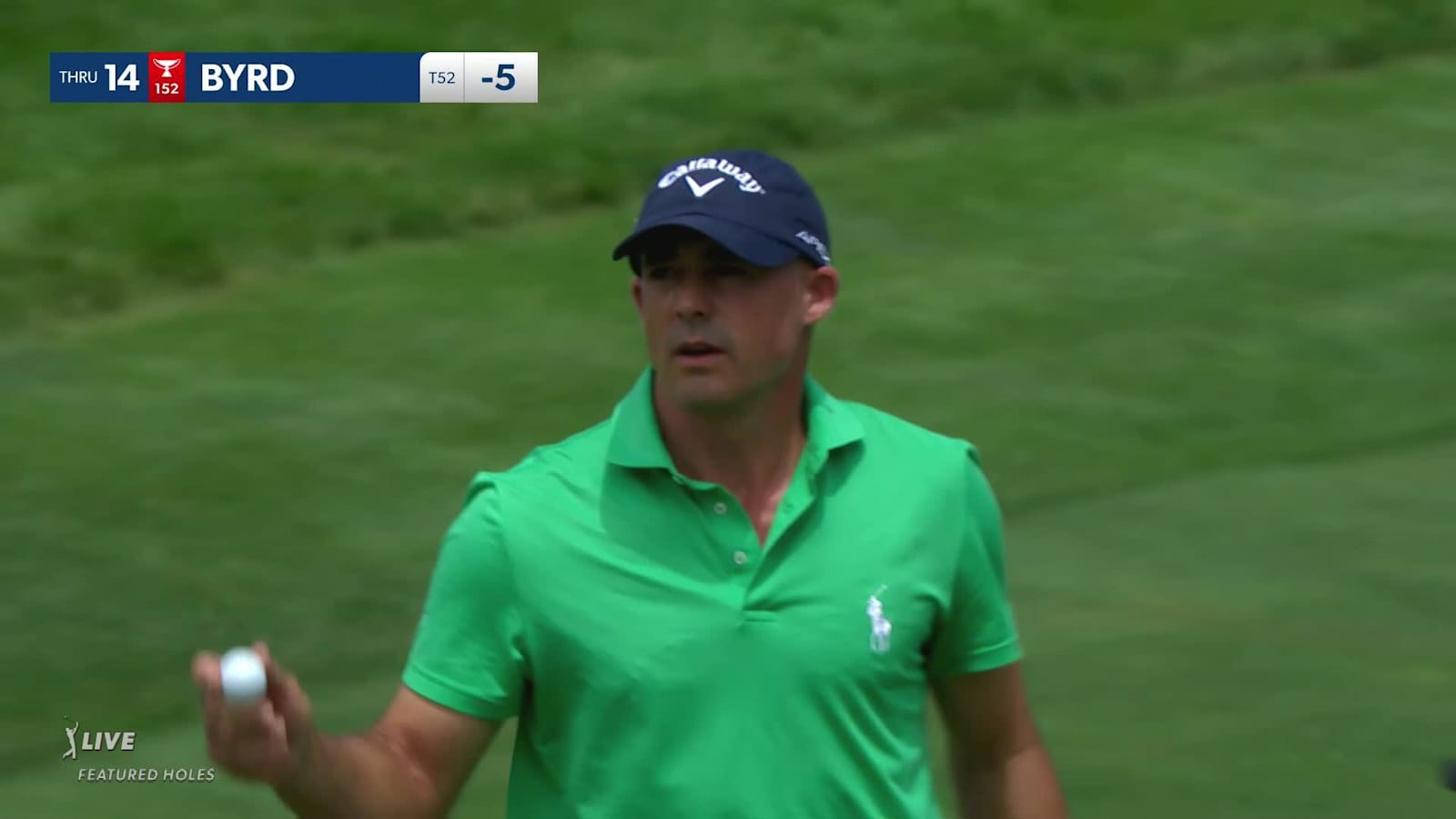 Jonathan Byrd makes birdie on No. 14 at John Deere