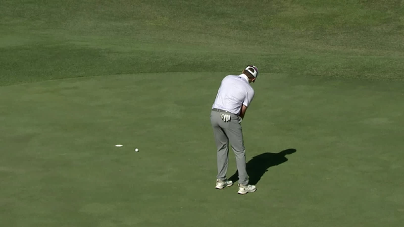 Kramer Hickok makes birdie putt at Fortinet Championship