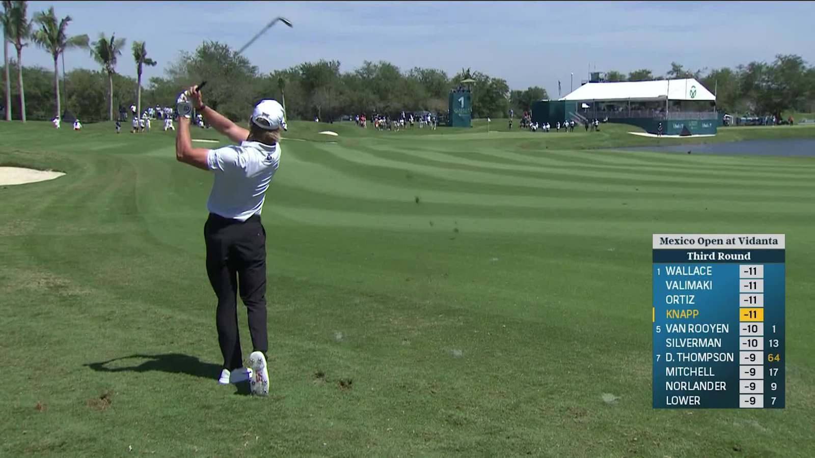 Jake Knapp throws a dart to set up opening birdie at Mexico Open