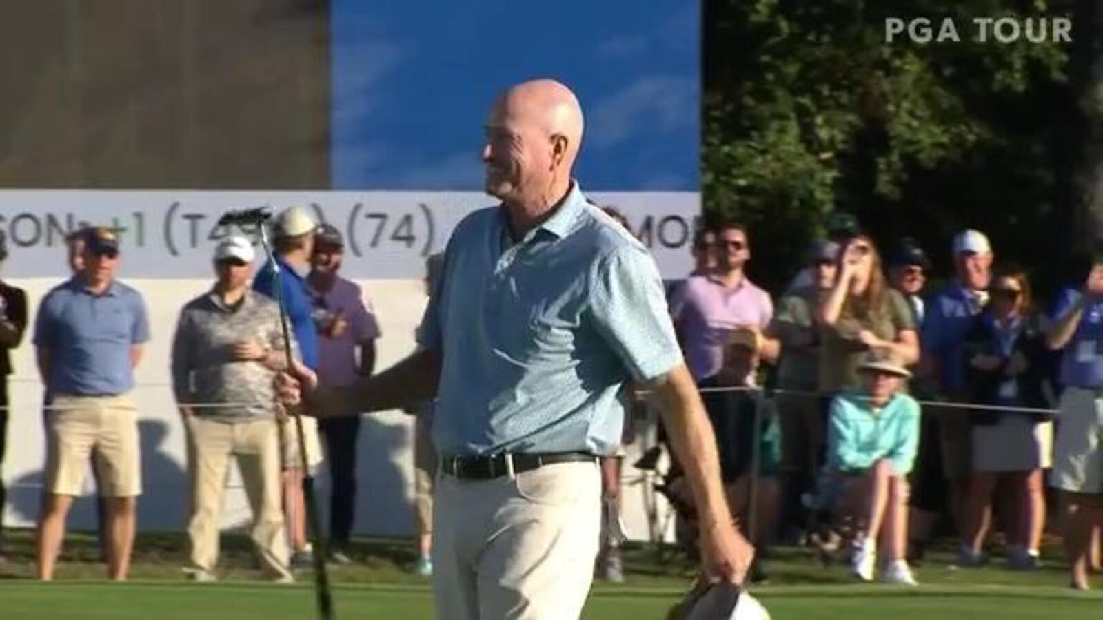 Steve Flesch holds a 2-shot lead at Dominion Energy