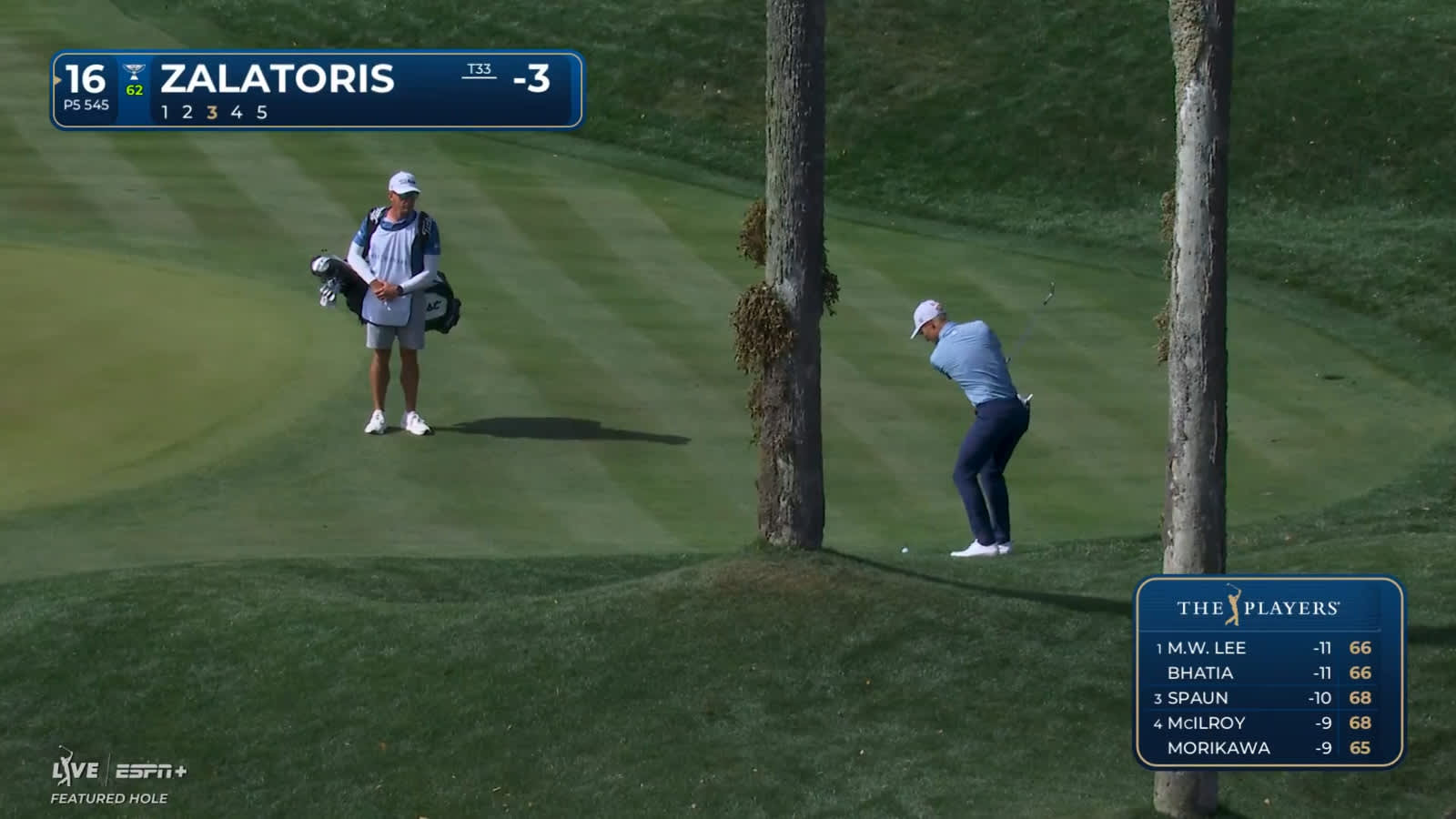 Will Zalatoris gets up-and-down for birdie at THE PLAYERS