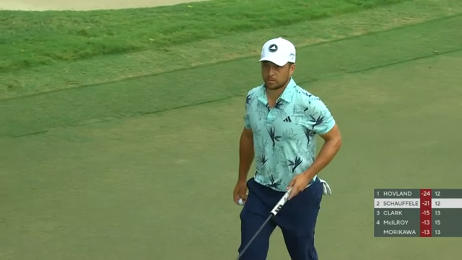 Xander Schauffele goes back-to-back with birdie on No. 12 at TOUR Championship
