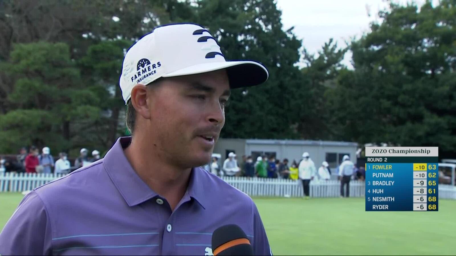 Rickie Fowler interview after Round 2 of ZOZO 