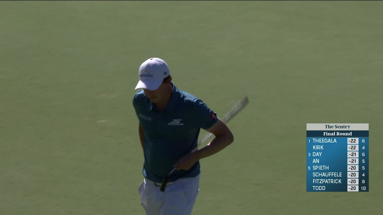 Matt Fitzpatrick dials in tee shot and birdies at Sentry