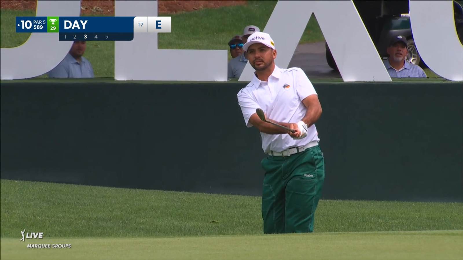 Jason Day holes out for eagle at Wells Fargo