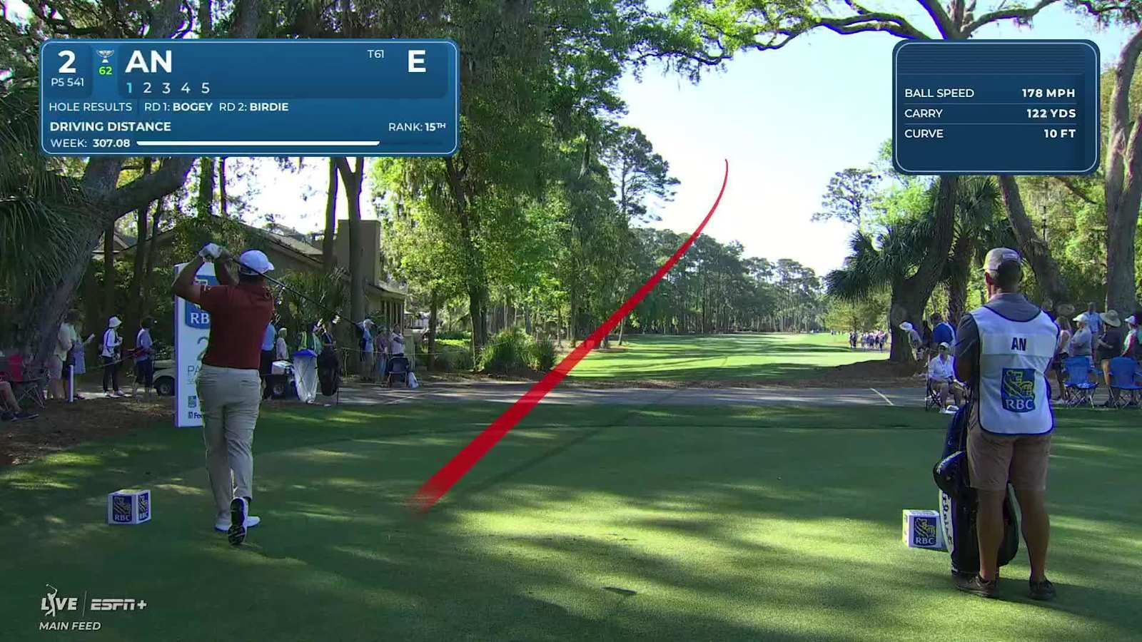 Byeong Hun An makes eagle putt on No. 2 at RBC Heritage