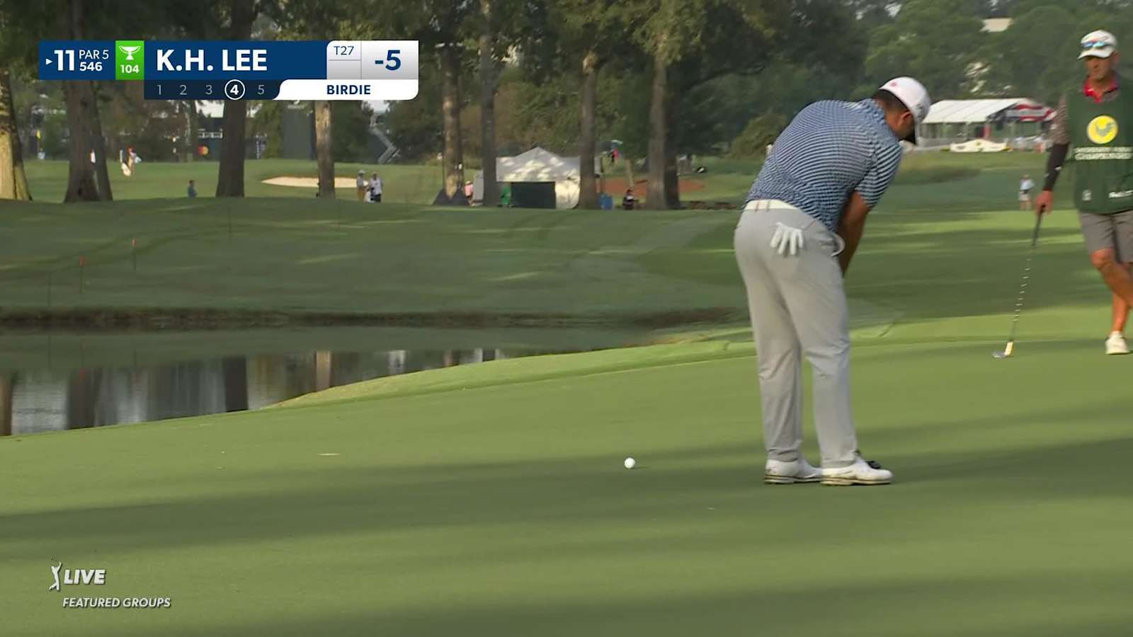 K.H. Lee makes back-to-back birdies to start his day at Sanderson Farms